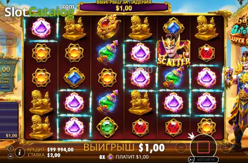 Скрин3. Gates of Gatot Kaca Super Scatter слот