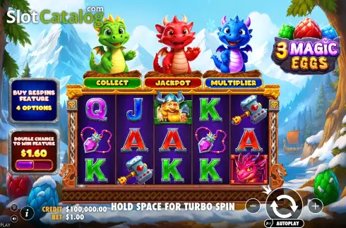 Скрин2. 3 Magic Eggs слот