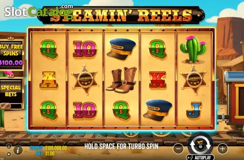 Скрин2. Steaming Reels (Pragmatic Play) слот