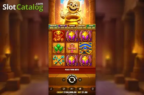 Скрин2. Tut’s Treasure Tower слот