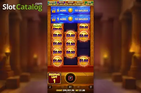 Скрин3. Tut’s Treasure Tower слот
