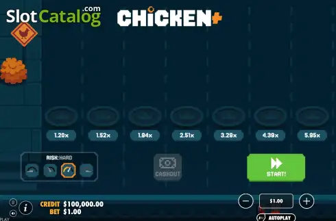 Скрин2. Chicken+ (Pragmatic Play) слот
