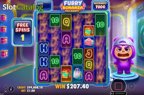 Скрин3. Furry Bonanza Megaways слот