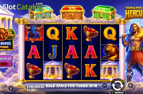 Скрин2. Triple Pot Plinko Hercules слот