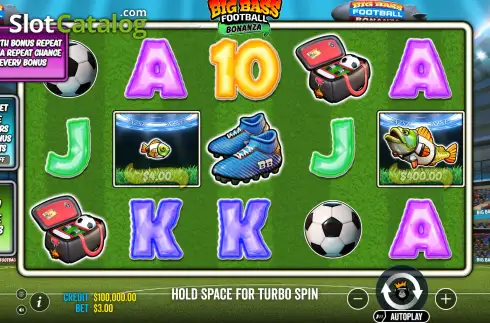 Скрин2. Big Bass Football Bonanza слот