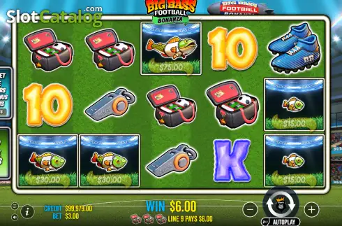 Скрин3. Big Bass Football Bonanza слот