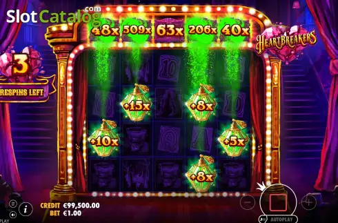 Скрин3. Heartbreakers слот