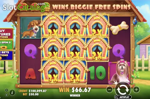 Скрин3. The Big Dog House слот