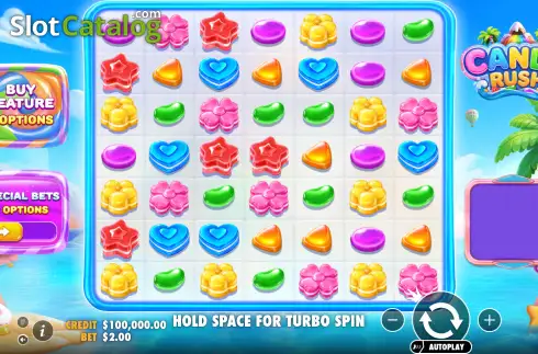 Скрин2. Candy Rush (Pragmatic Play) слот