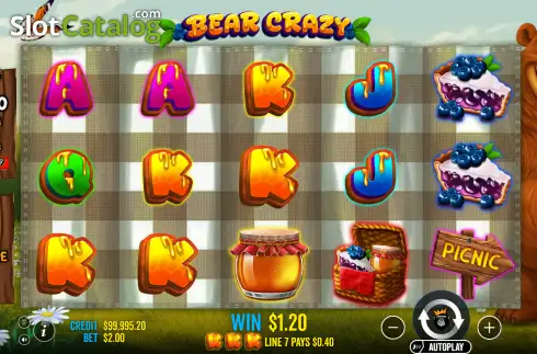 Скрин2. Bear Crazy слот