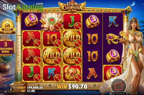 Скрин3. Luxor of Cleopatra слот