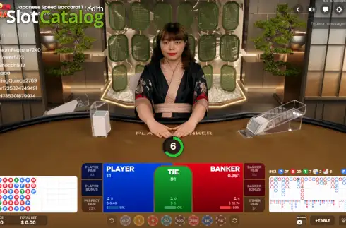 Скрин2. Japanese Speed Baccarat слот