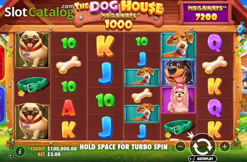 Скрин2. The Dog House Megaways 1000 слот