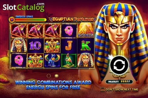Скрин3. Egyptian Fortunes слот