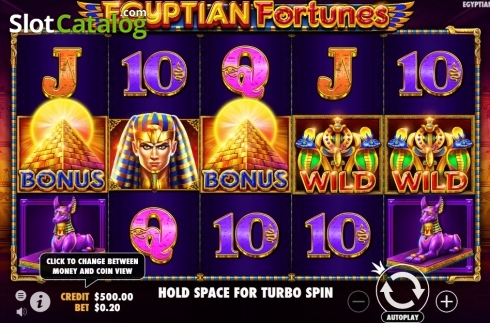 Скрин5. Egyptian Fortunes слот