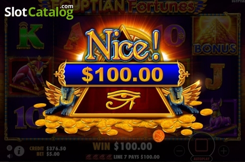 Скрин6. Egyptian Fortunes слот