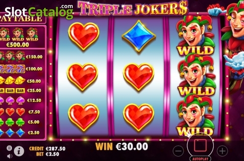 Скрин3. Triple Jokers (Pragmatic Play) слот