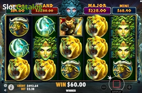 Скрин8. Medusa Strike слот