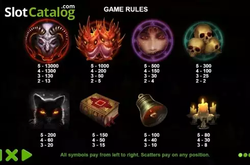 Скрин5. Diablo 13 слот