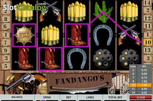 Скрин5. Fandango's слот