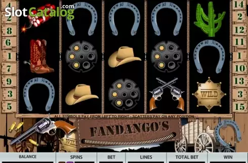 Скрин2. Fandango's слот