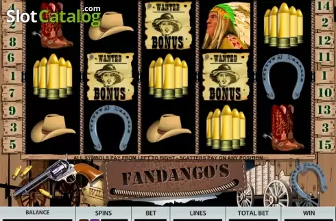 Скрин6. Fandango's слот
