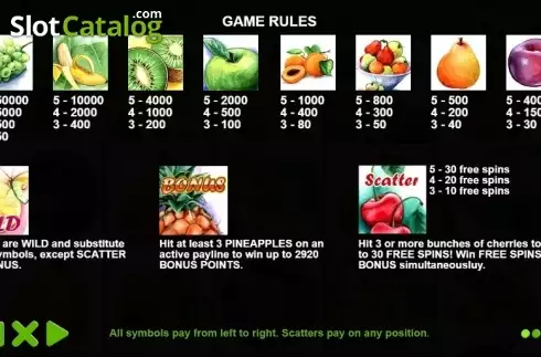Скрин5. Fruit Slot (Pragmatic) слот