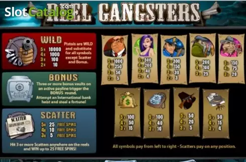 Скрин4. Reel Gangsters слот