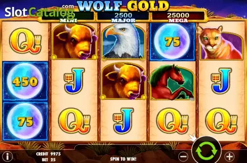 Скрин3. Wolf Gold слот