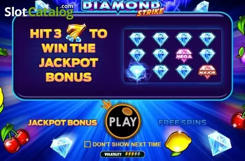 Скрин2. Diamond Strike (Pragmatic Play) слот
