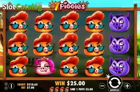 Скрин7. 7 Piggies слот