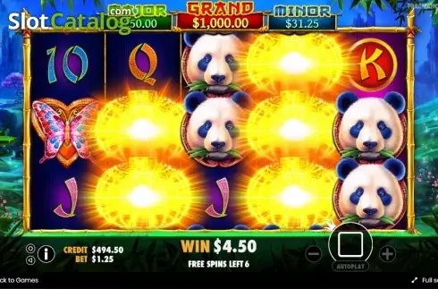 Скрин7. Panda's Fortune слот
