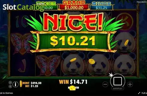 Скрин8. Panda's Fortune слот