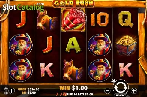 Скрин5. Gold Rush (Pragmatic Play) слот