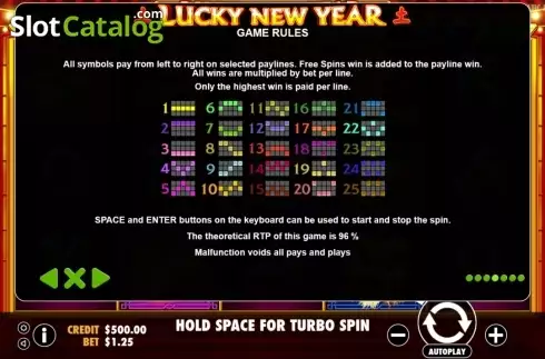 Скрин4. Lucky New Year слот