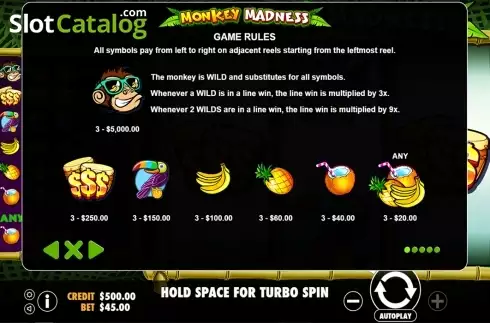 Скрин7. Monkey Madness слот