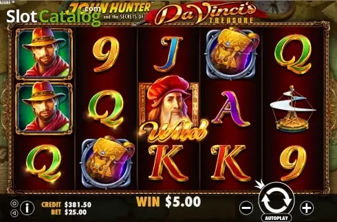 Скрин4. Da Vinci's Treasure слот