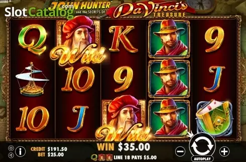 Скрин5. Da Vinci's Treasure слот