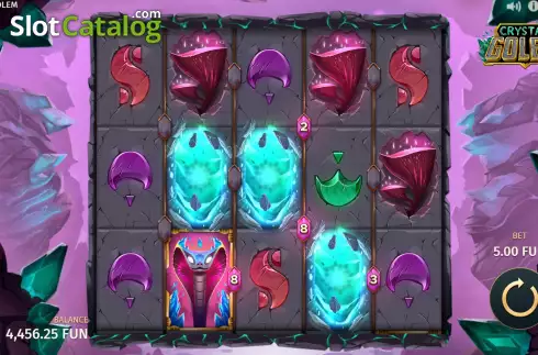 Скрин5. Crystal Golem слот