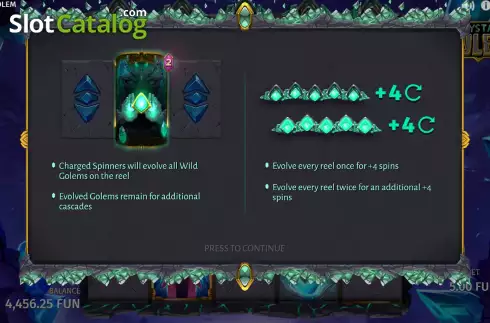 Скрин6. Crystal Golem слот
