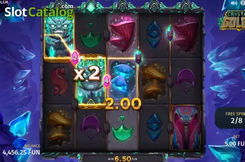 Скрин8. Crystal Golem слот