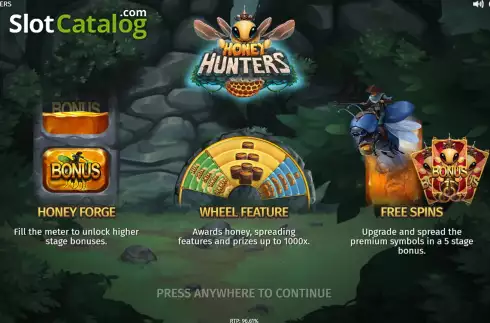 Скрин2. Honey Hunters слот