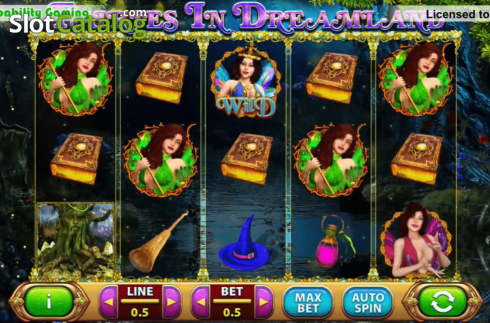 Скрин2. Fairies in Dreamland слот
