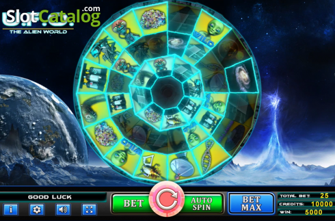 Скрин3. UFO the Alien World слот