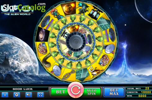Скрин4. UFO the Alien World слот