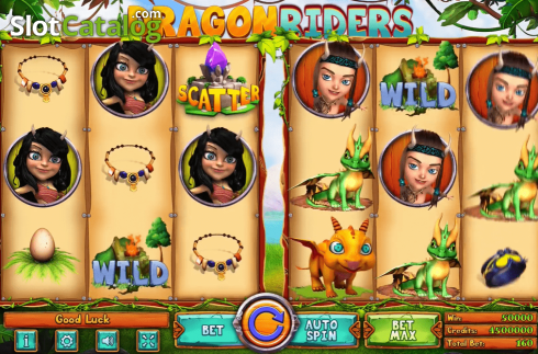 Скрин2. Dragon Riders слот