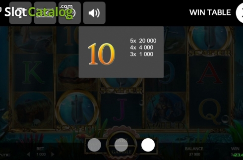 Скрин8. Poseidon’s Gold Deluxe слот