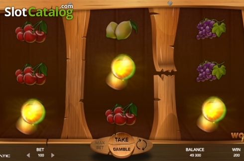 Скрин3. Wooden Fruits (Promatic Games) слот