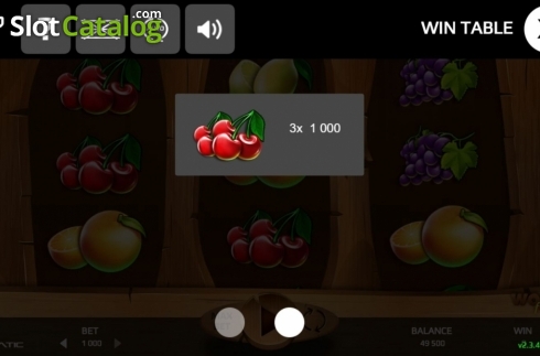 Скрин6. Wooden Fruits (Promatic Games) слот