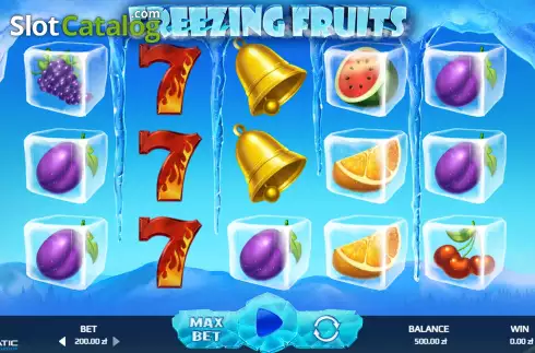 Скрин2. Freezing Fruits слот